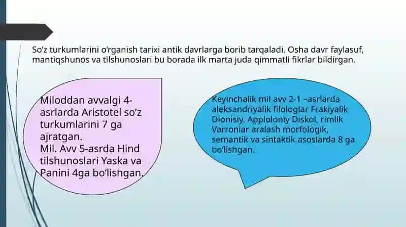 So’z turkumlari va ularni aniqlash tamoyillari 3