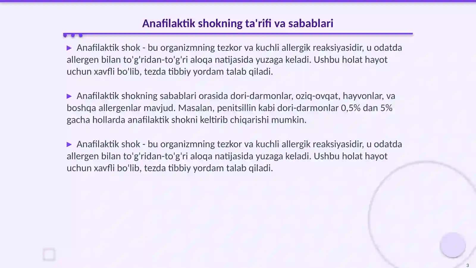 Anafilaktik shok va uni davolash 3