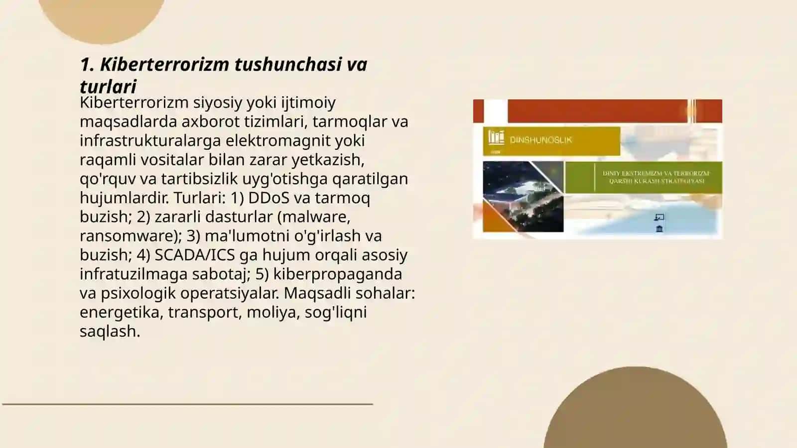 Kiberterrozim va unga qarshi kurashish 3