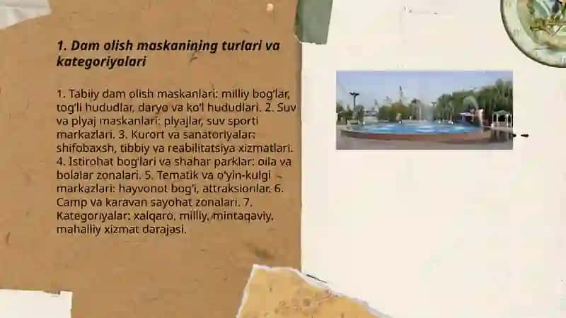 Dam olish maskani va istirohat bog’i 3