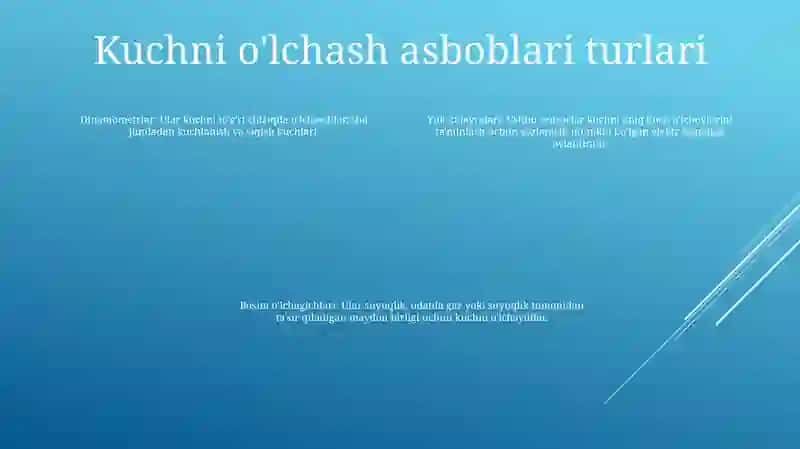 Kuch Òlchash Vositalari Haqida Metrologik Ma'Lumot 3