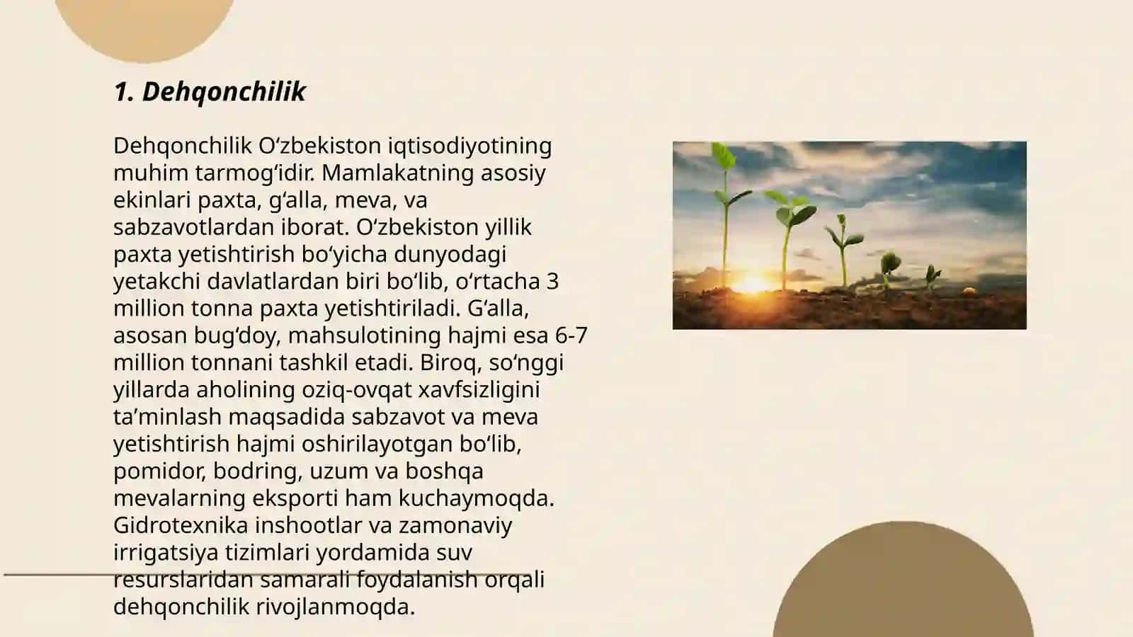 Dehqonchilik 3