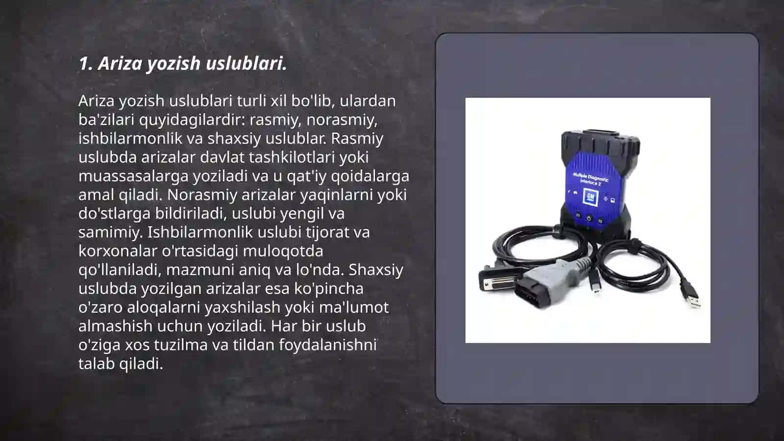 Ariza yozish uslublari 3