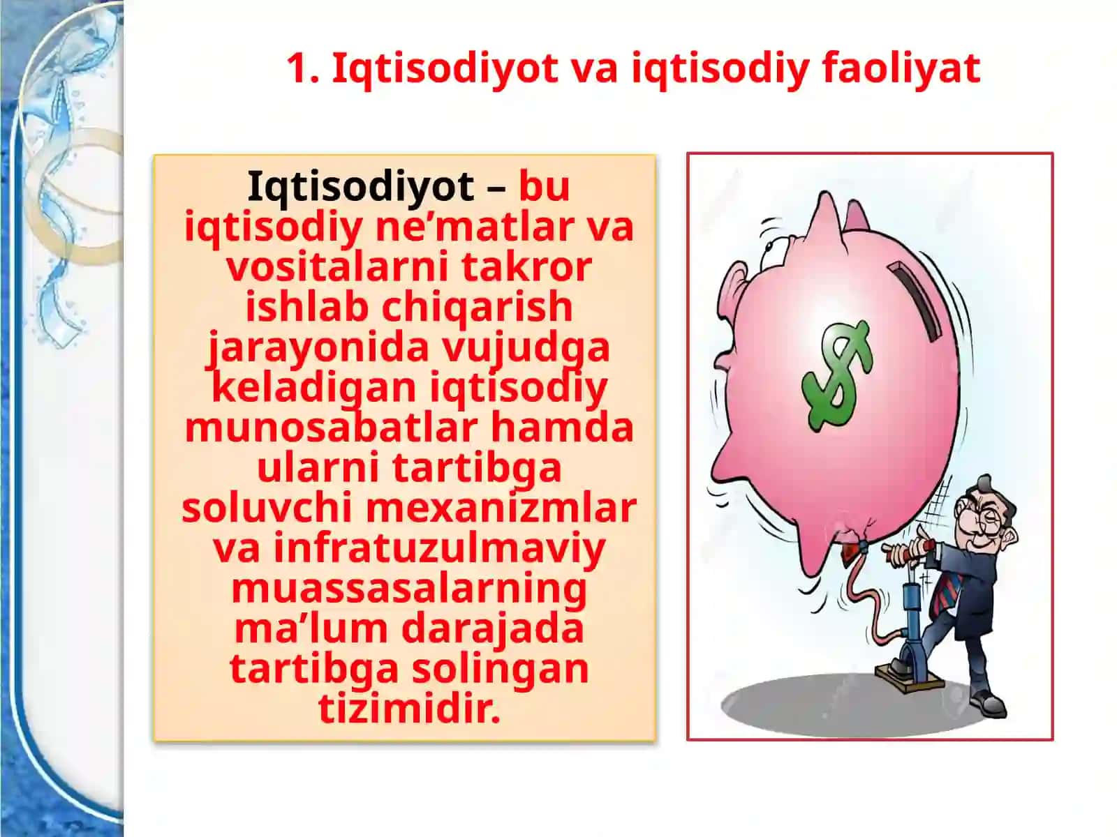 Iqtisodiyot faniga kirish 3