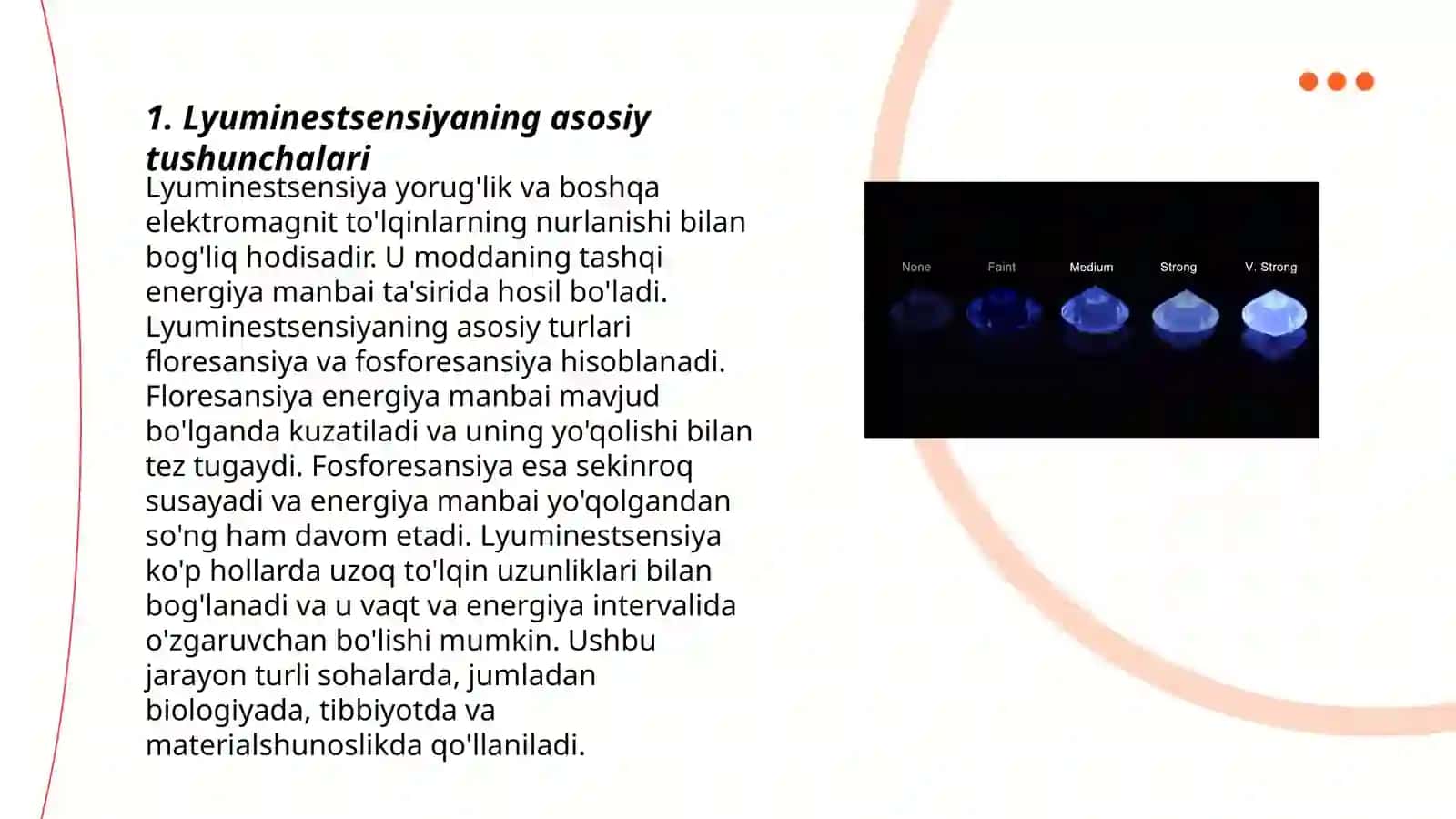 Lyuminestsensiya turlari 3