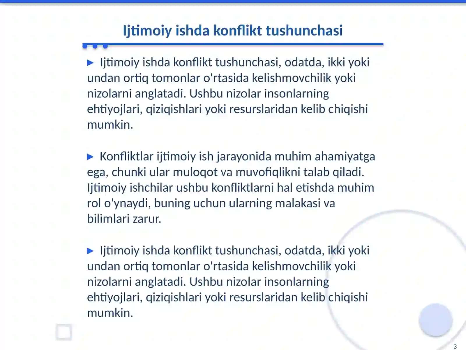 Ijtimoiy ishda konfliktlarni muloqot orqali hal etish 3