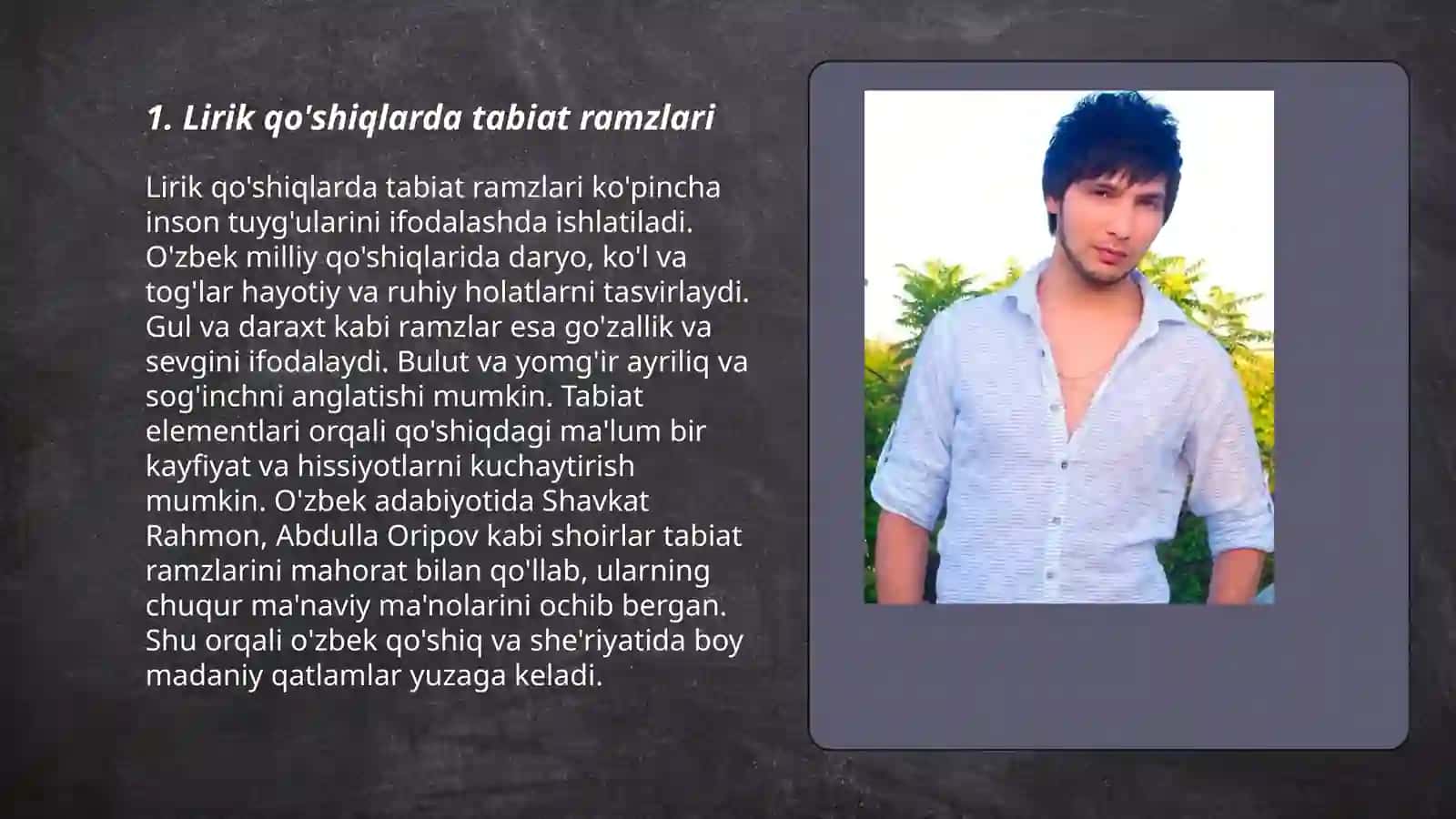 Lirik qo'shiqlarda tabiat ramzlari 3