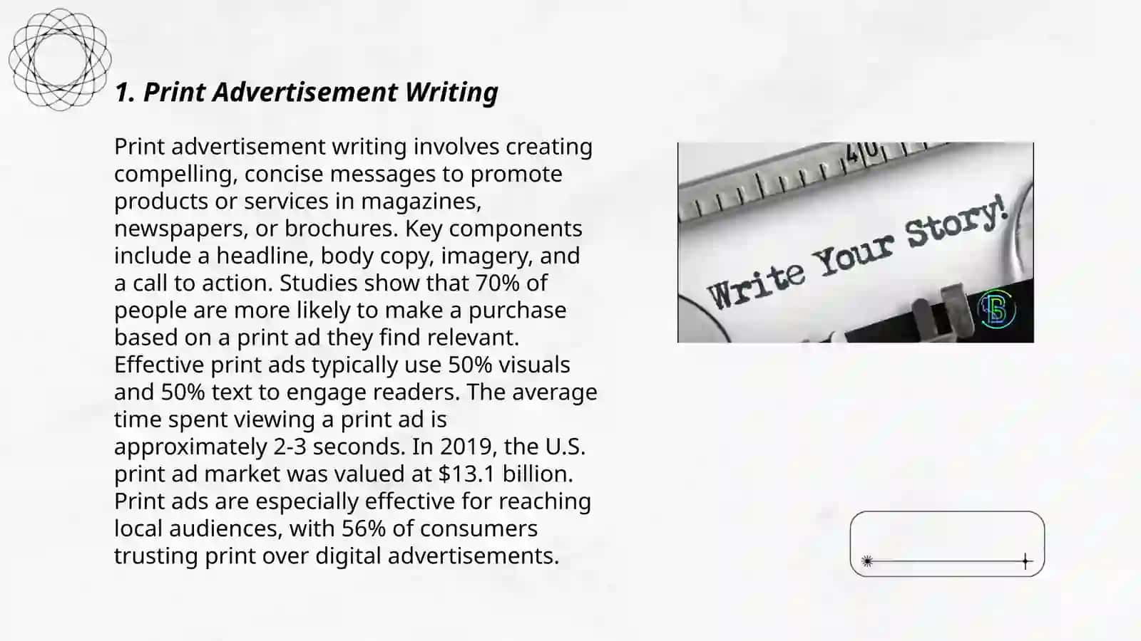 Advertisement Writing 3