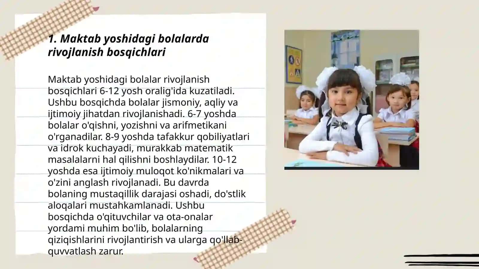 Maktab yoshidagi bolalar psixologigienasi 3