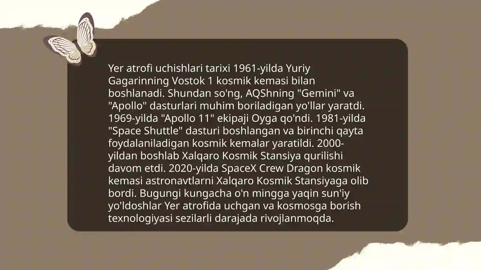 Yer atrofi uchishlari yer sunʼiy yoʻldoshlarining harakati 3