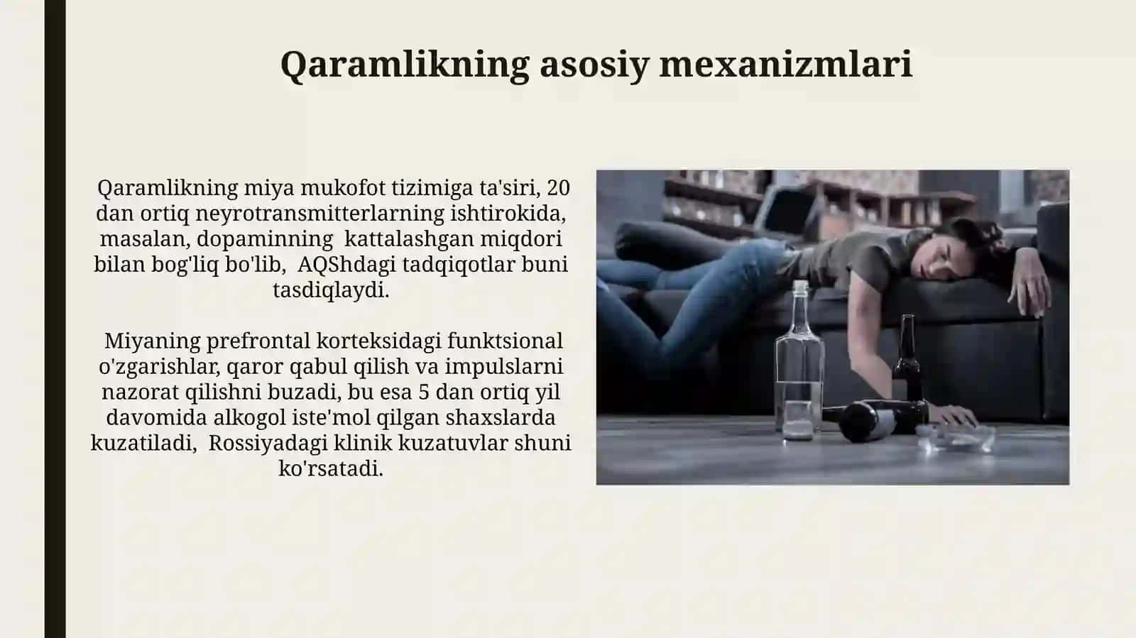 Alkogolizm adektiv xulqning birkorinishisifatida 3