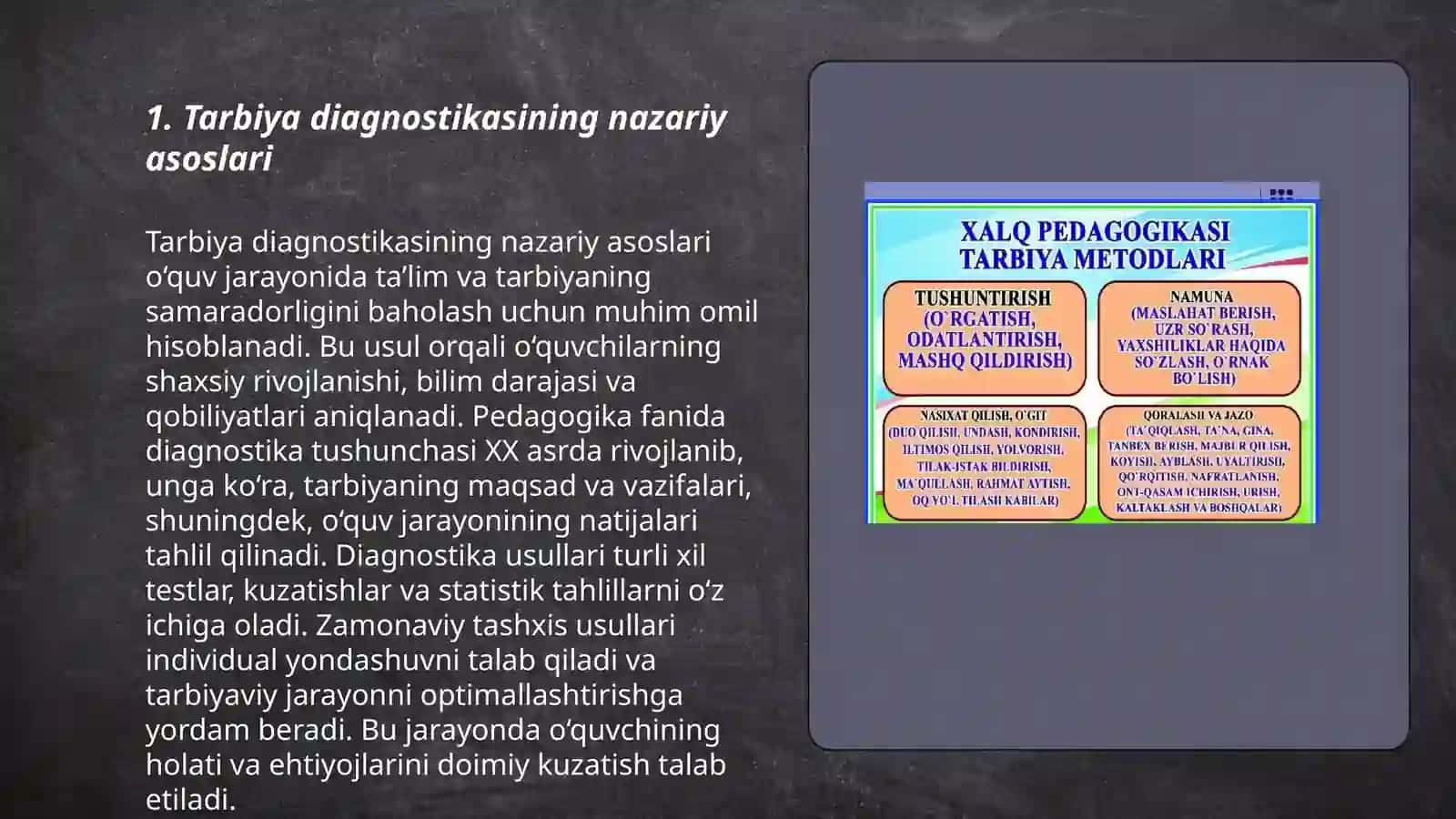 Tarbiya diagnostikasining ilmiy tadqiqot metodlari 3