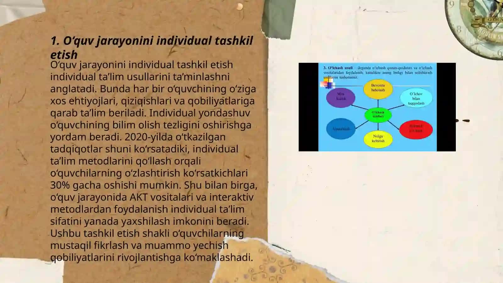 O‘qitishni tashkil etish turlari va shakllari 3