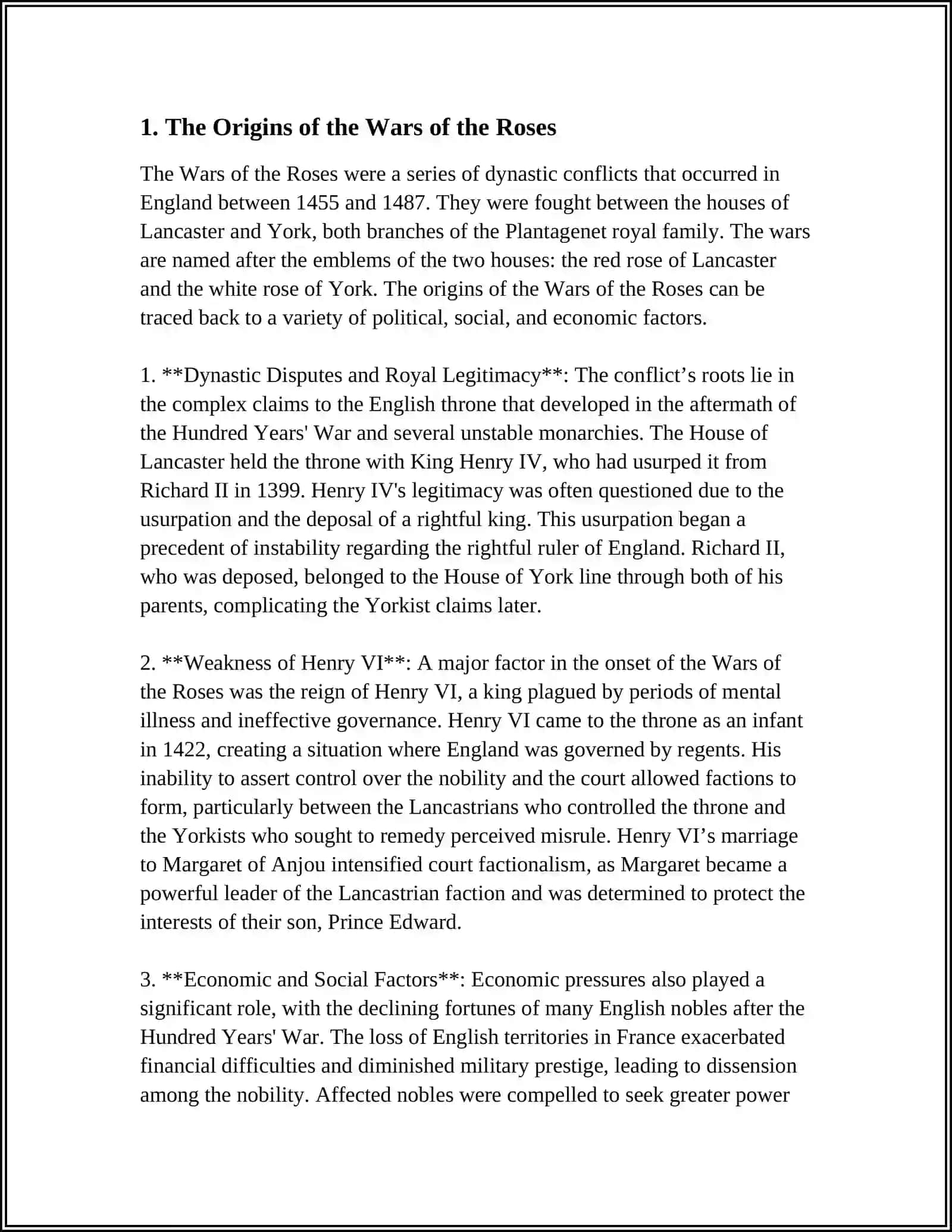 BRITAIN IN THE LATE MIDDLE AGES WAR OF WHITE AND SCARLET ROSES 3