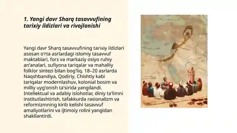 Yangi davr Sharq tasavvufi 3