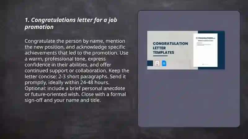 Congratulations letter 3