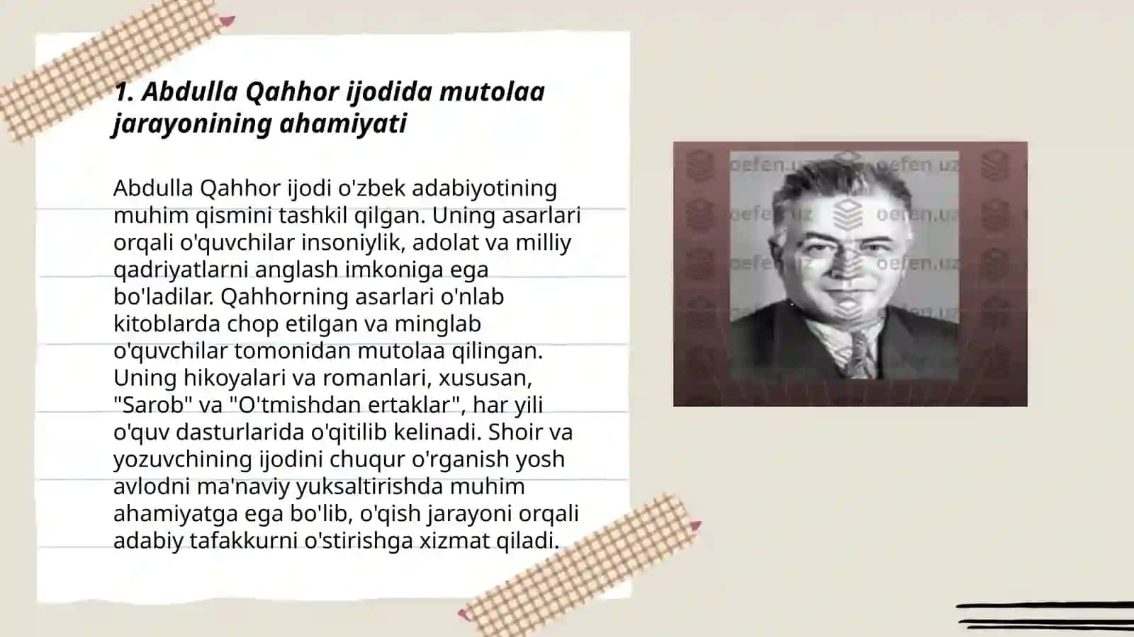 Abdulla Qahhor hikoyalari 3