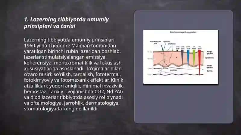 Lazerning tibbiyotda qollanilishi 3