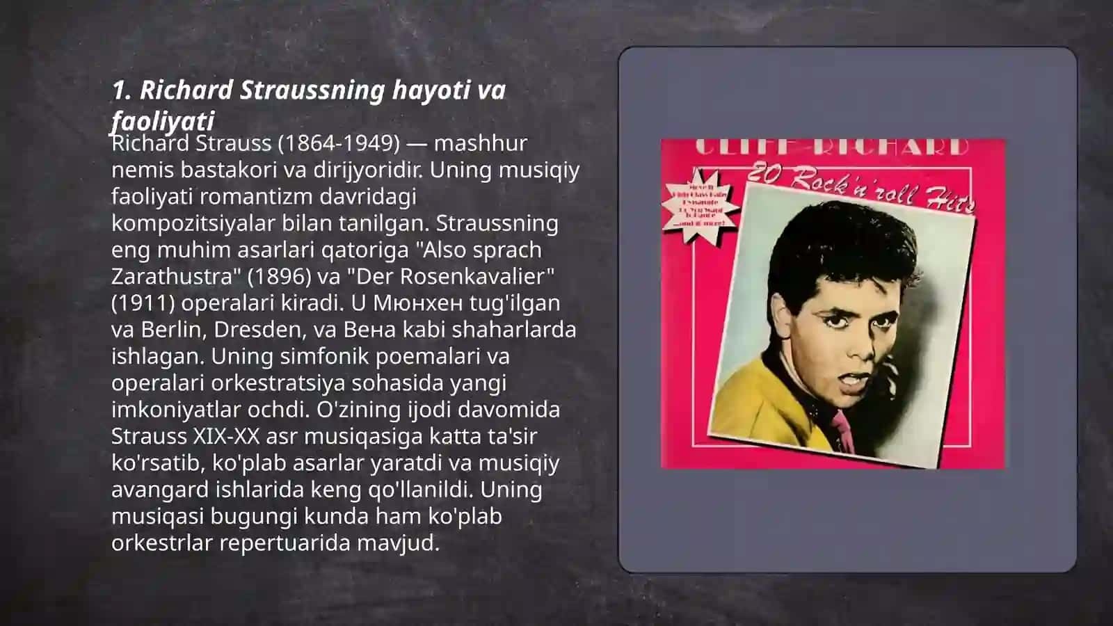 Richard Shtrauss operalari haqida 3