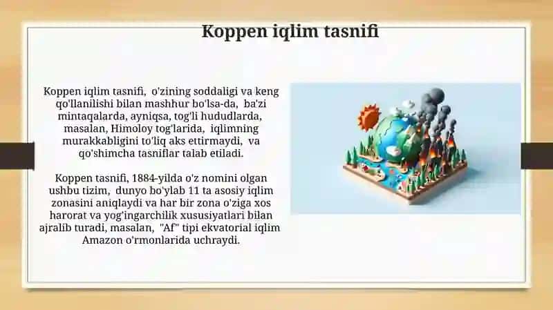 Koppen iqlim tasnifi 3