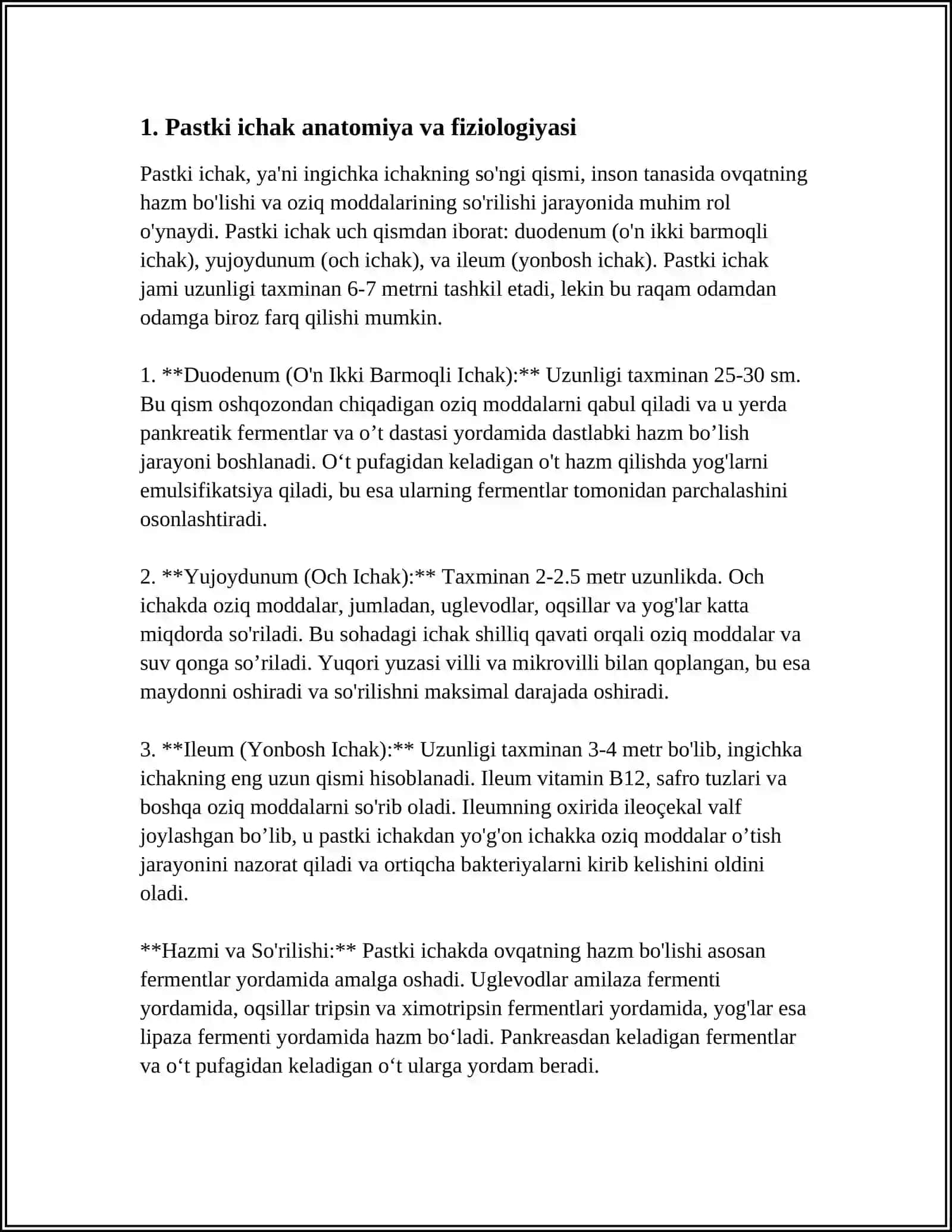 ODAM ORGANIZIMDA PASTKI ICHAKDA QISILISHLARI 3