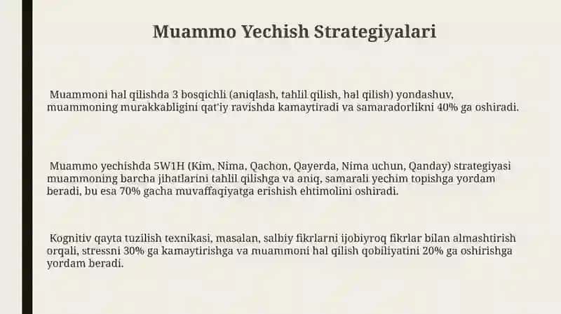 Muammoli Vaziyat Psixologik Metodlar 3
