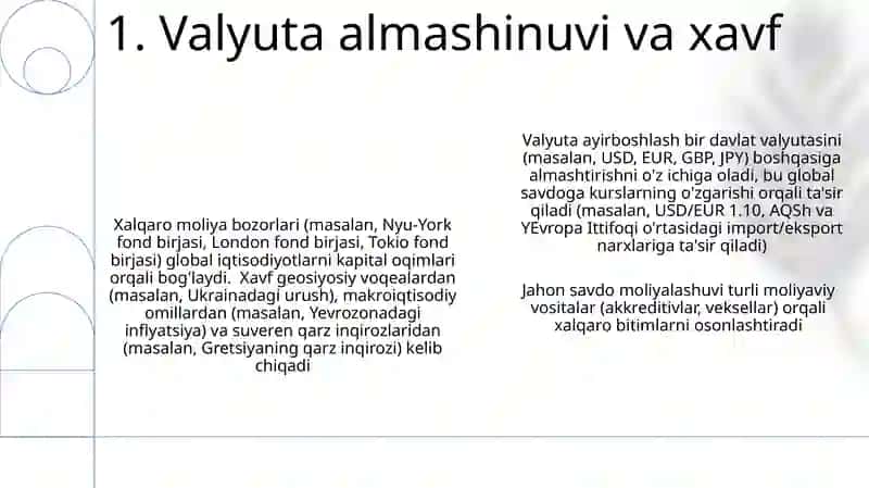 Xalqaro iqtisodiy faoliyat 3