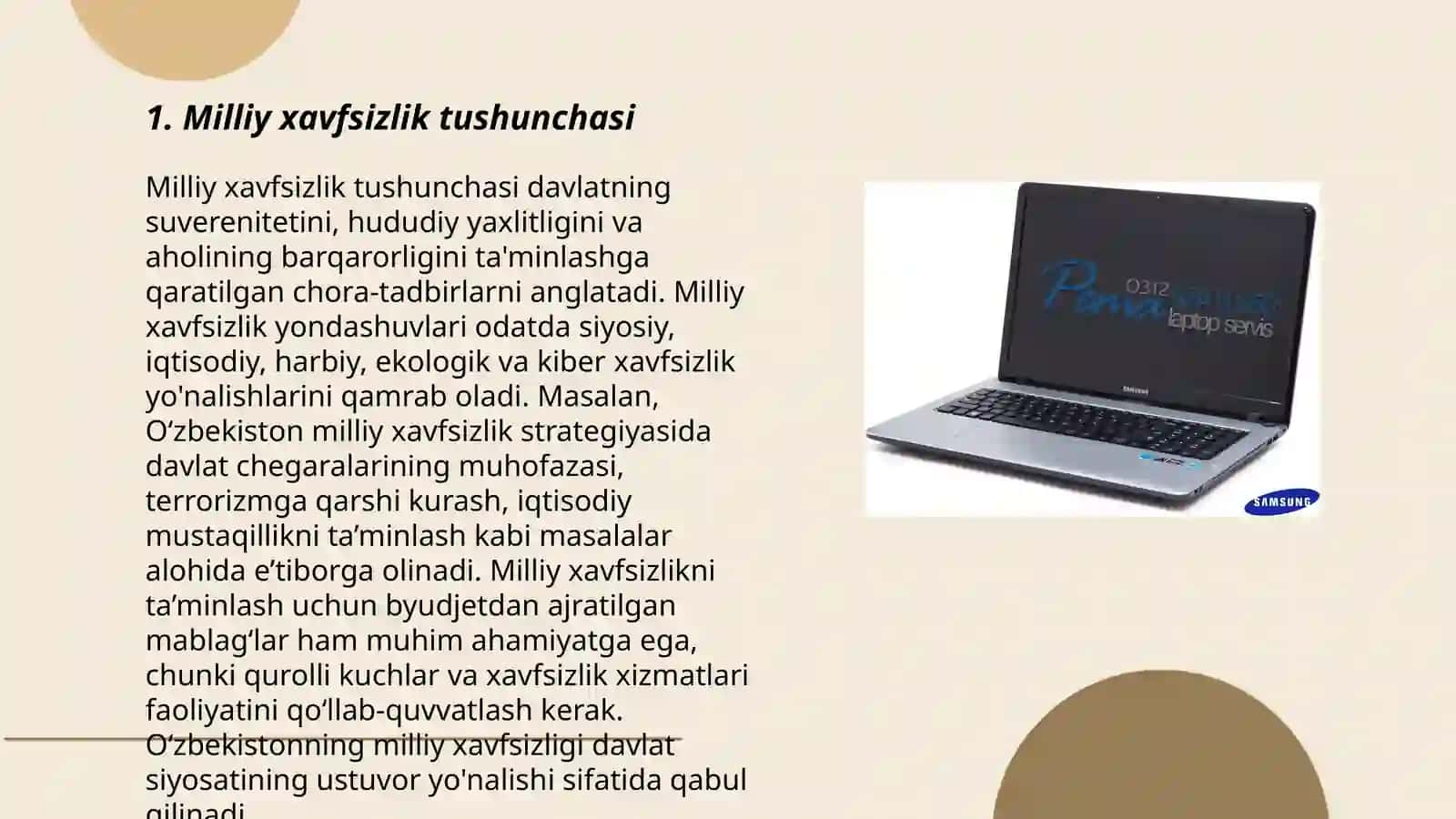 Milliy xavfsizlikni Taminlash 3