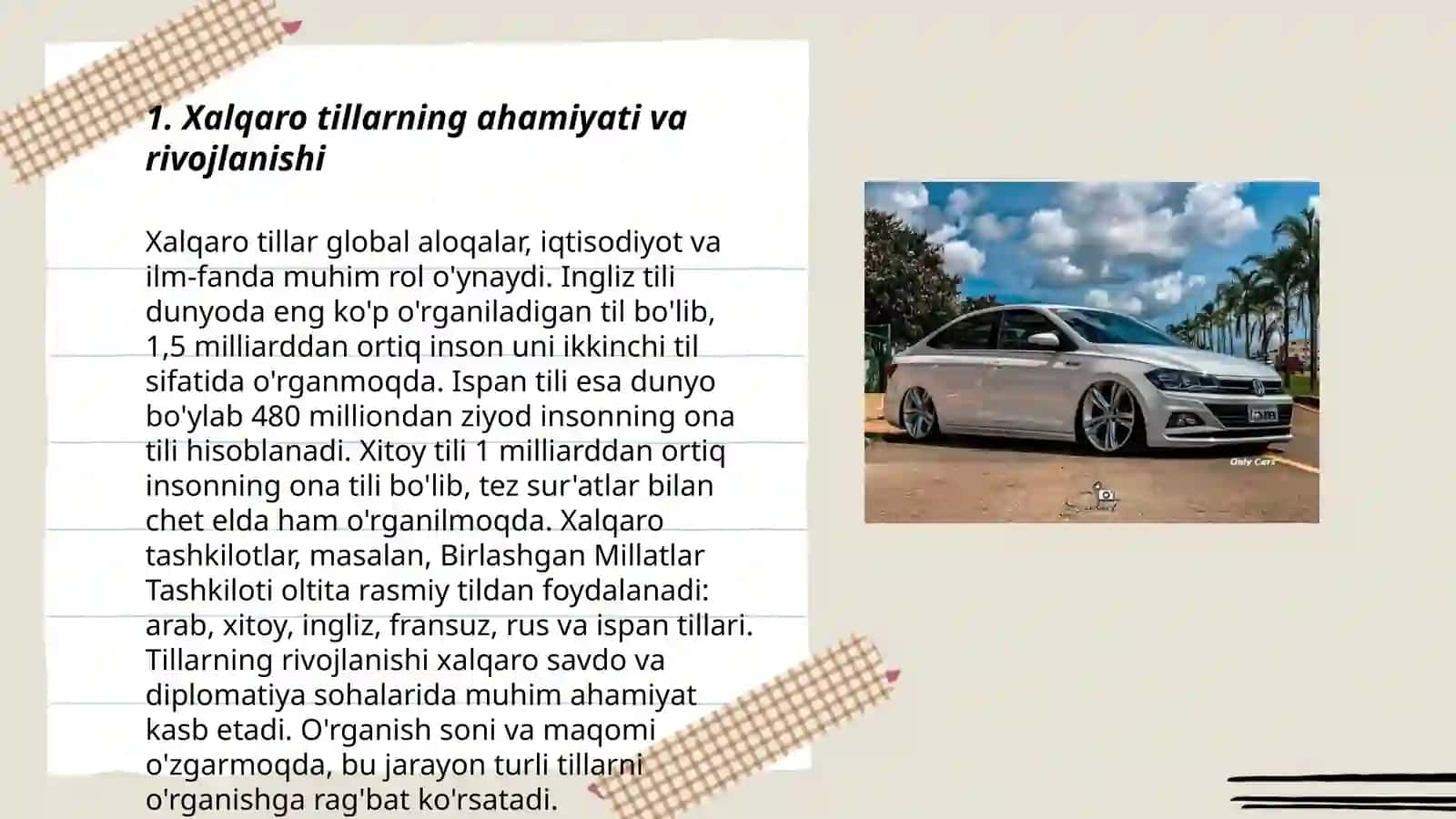 Xalqaro tillar 3
