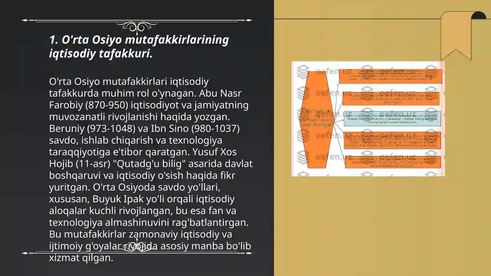 O'rta Osiyo mutafakkirlarining iqtisodiy g'oyalari 3