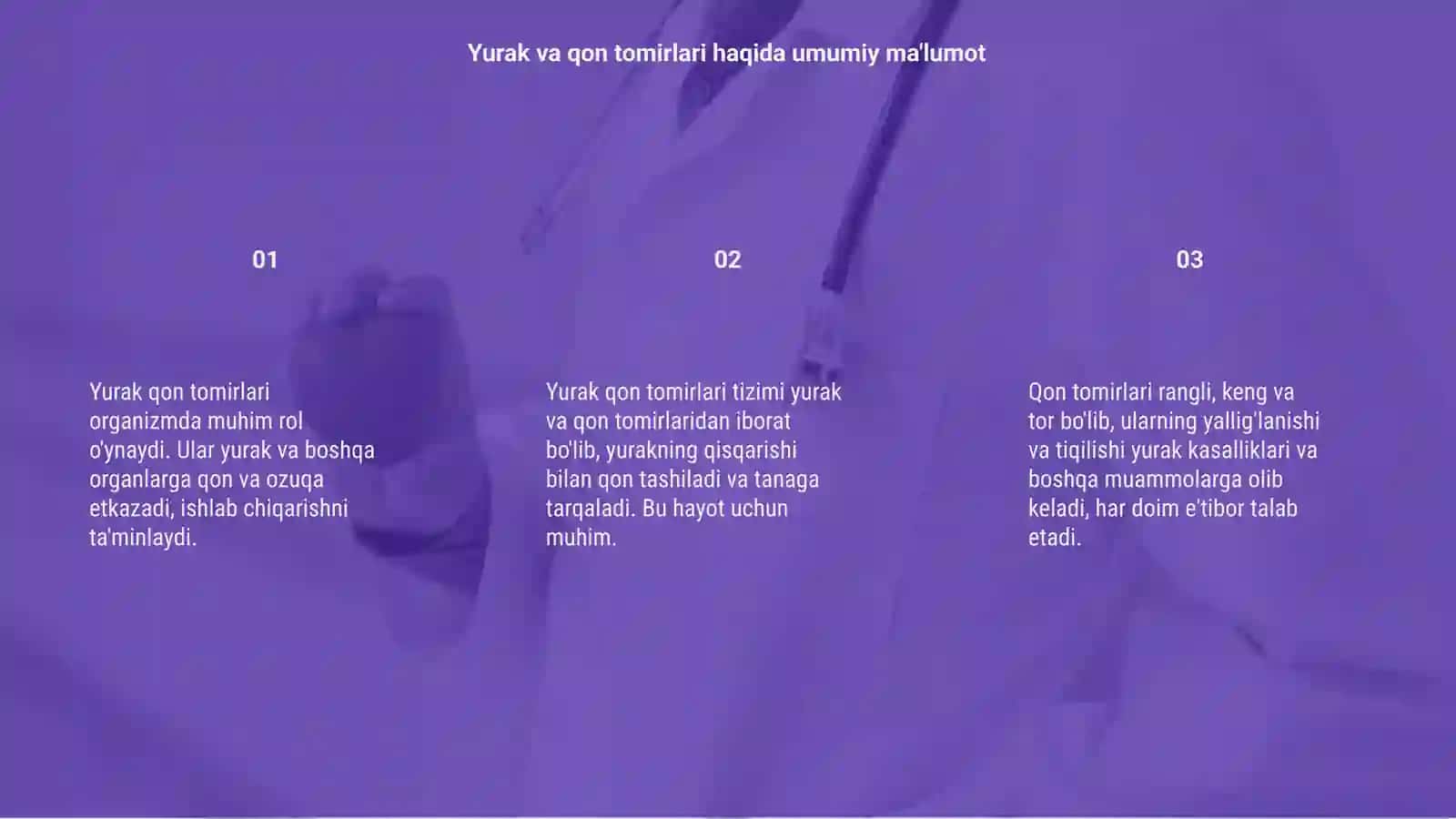 Yurak qon tomirlari 3