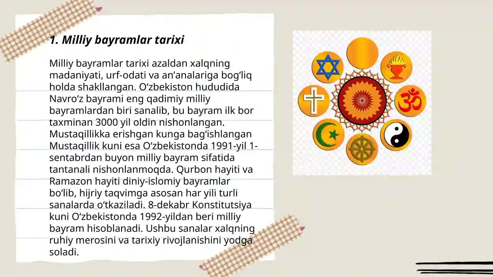 Milliy bayramlar tarixi 3