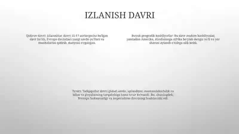 Buyuk Geografik Kashfiyotlar Va Ularning Ahamiyati 3