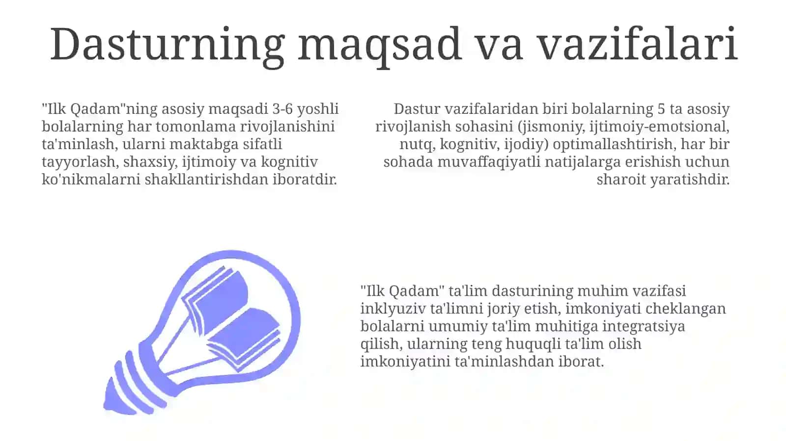 Ilk qadam davlat oʻquv dasturini amalda qoʻllash 3