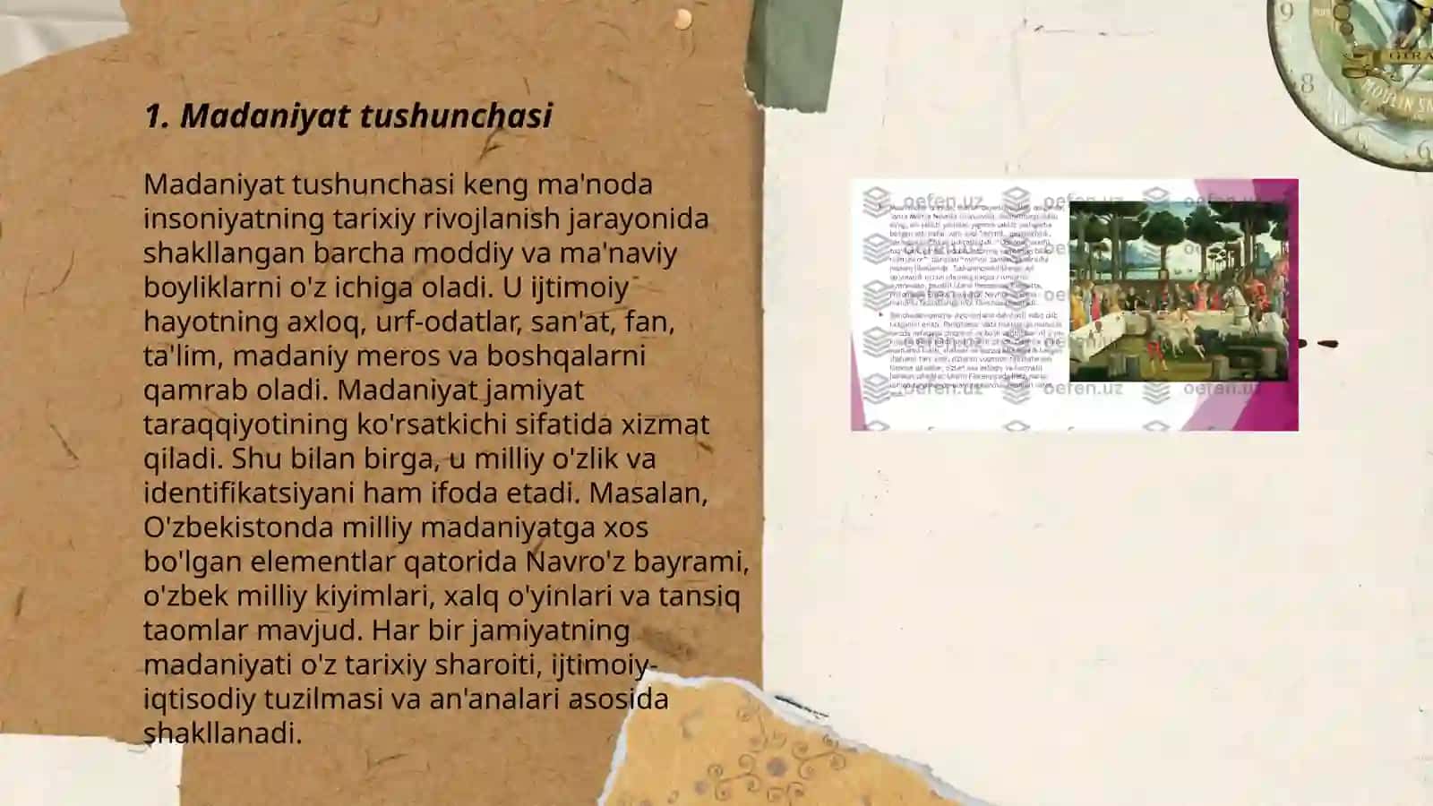 Madaniyat tushunchasi 3