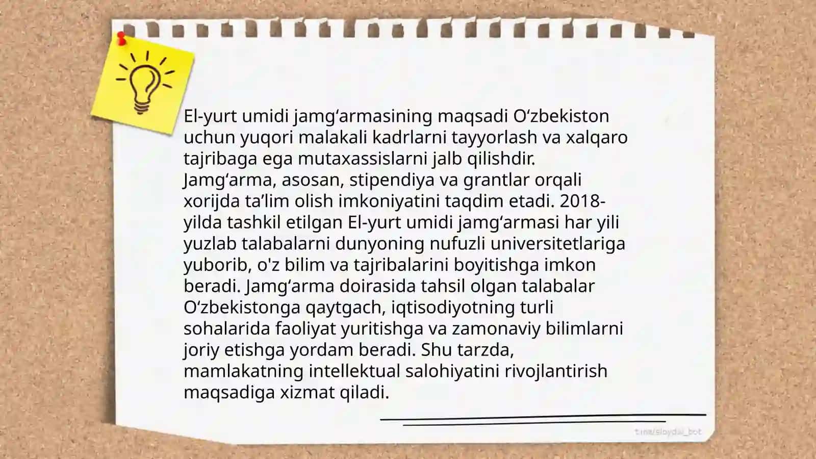El-yurt umidi jamgʻarmasi 3