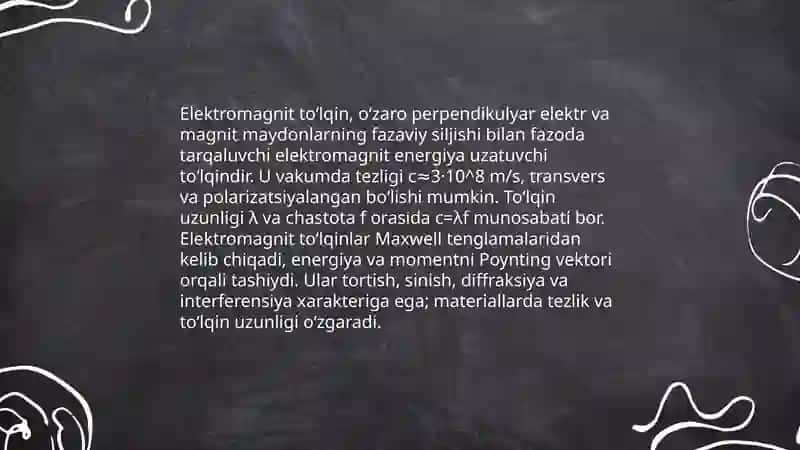Elektromagnit tolqinlar 3