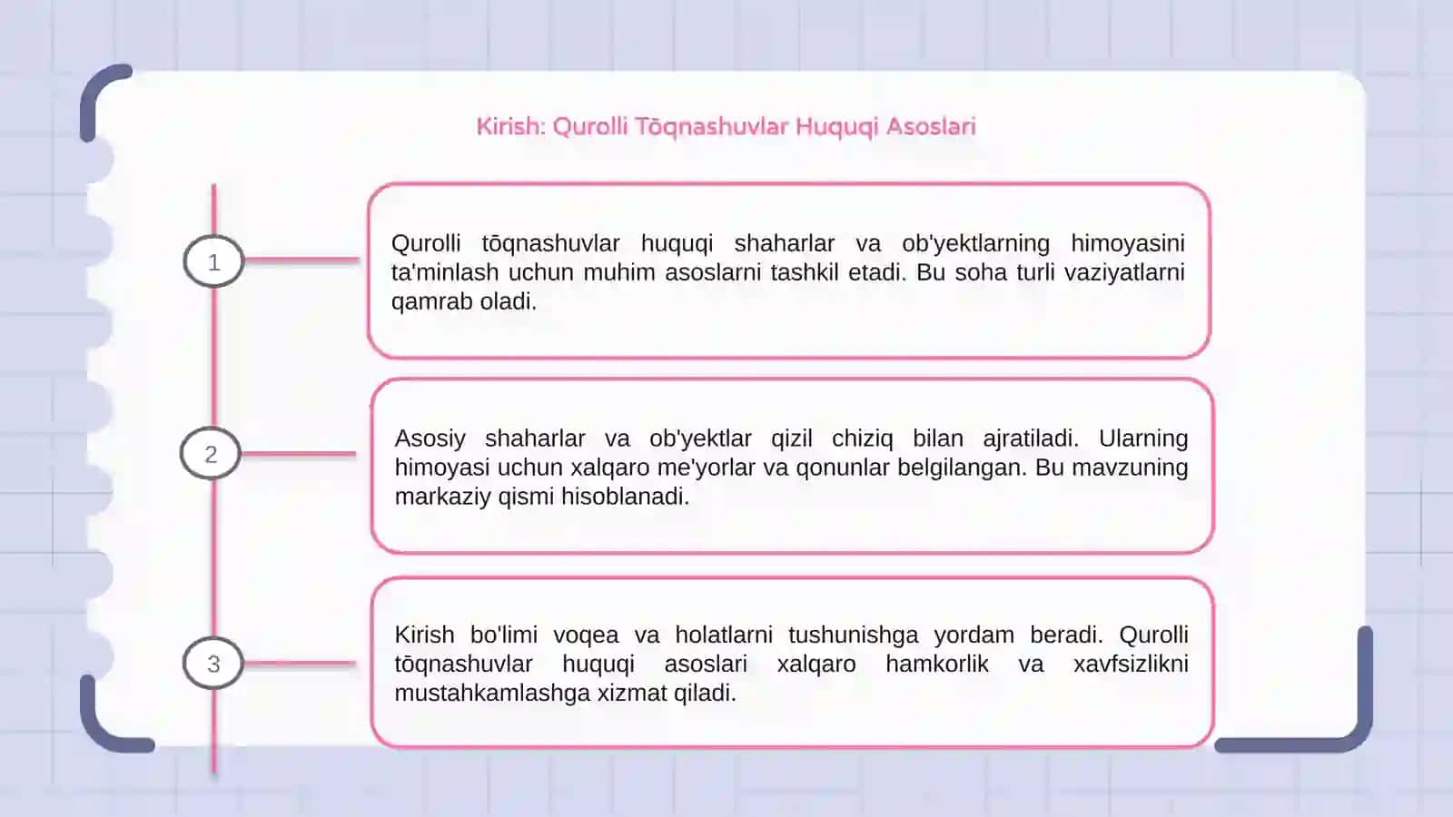 Qurolli Tōqnashuvlar Huquqi Asoslari 3