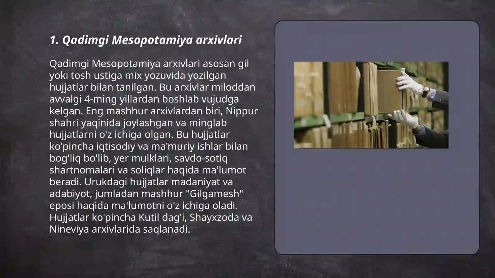Qadimgi Mesopotamiya arxivlari 3