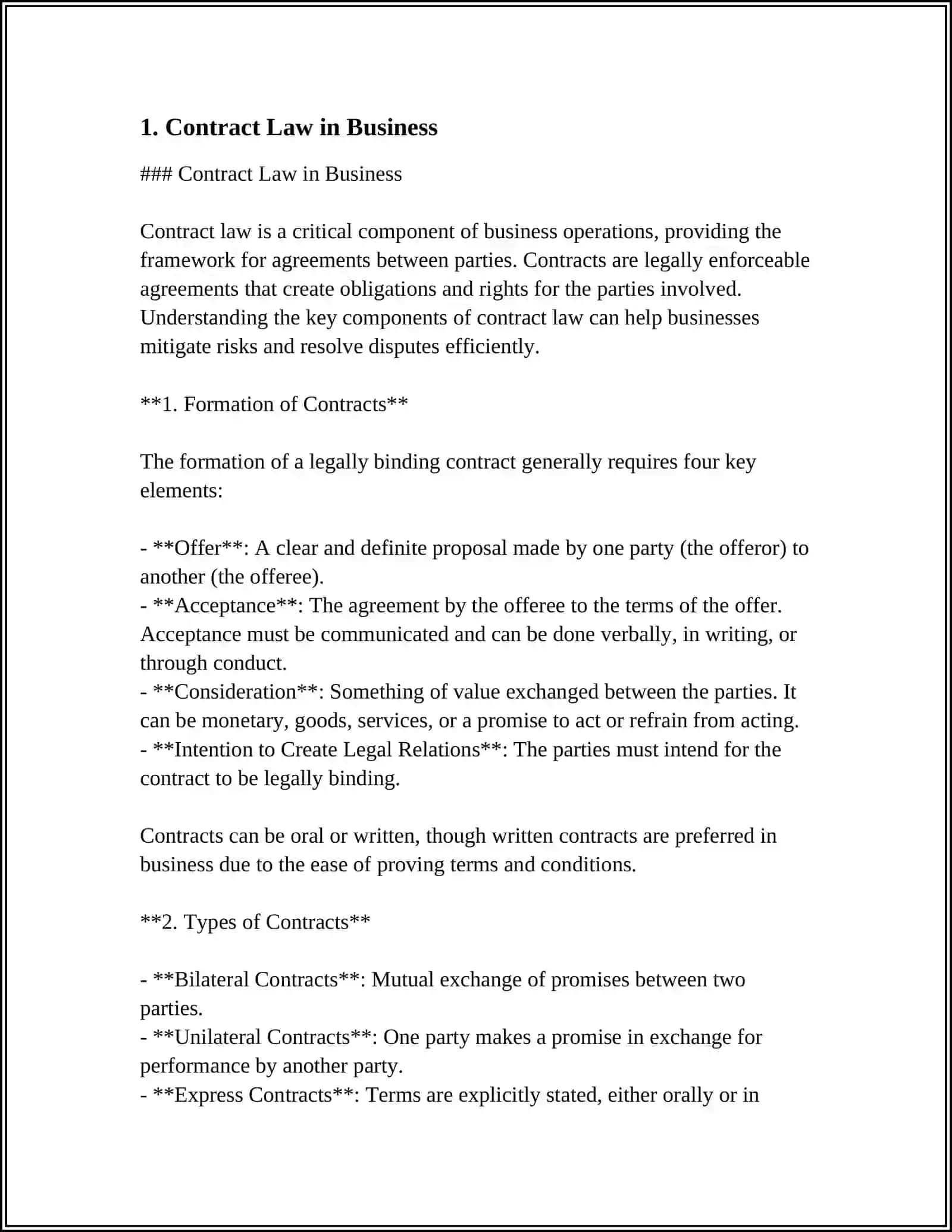 Contract Law in Business 3