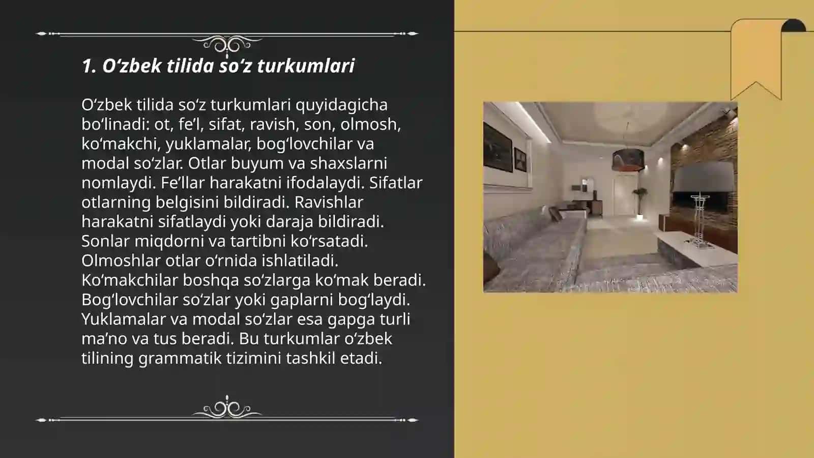 O‘zbek tilida so‘z turkumlari 3