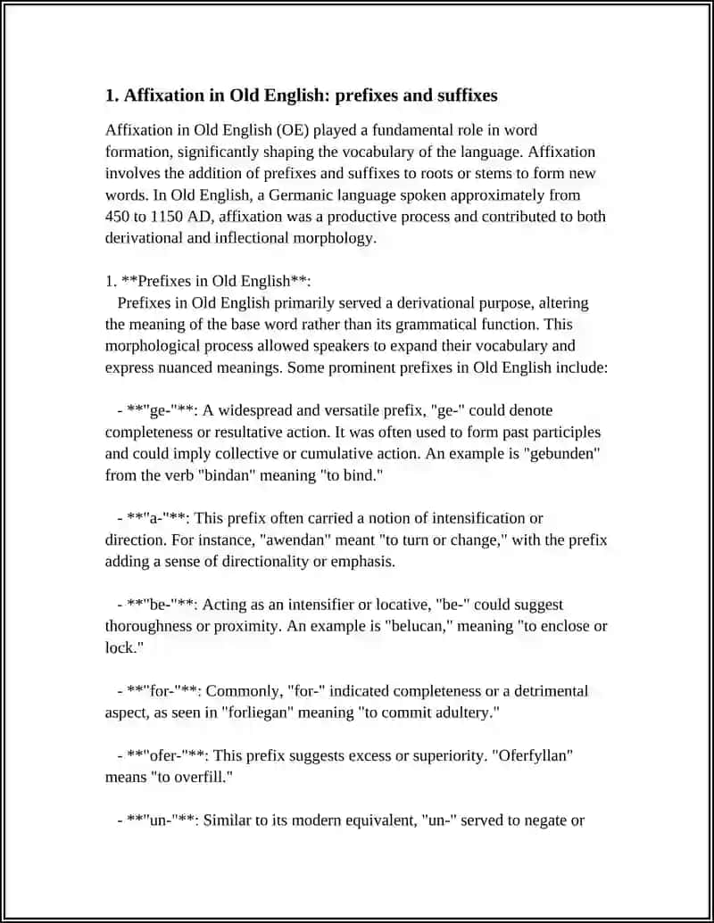 WORD FORMATION IN OLD ENGLISH 3