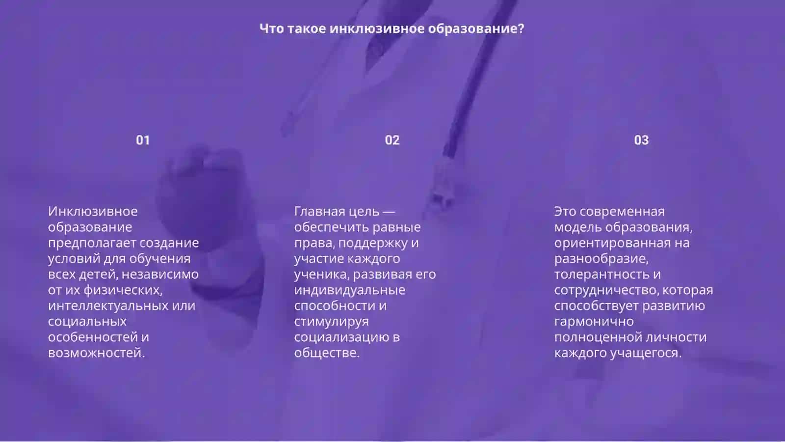 Содержание и сущность инклюзивного образования 3