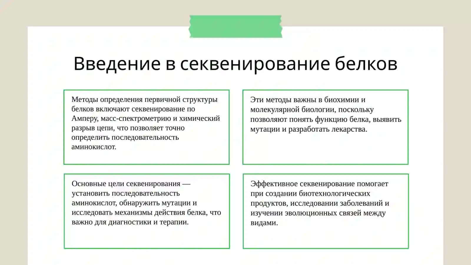 Методы определения первичной структуры белков и пептидов 3