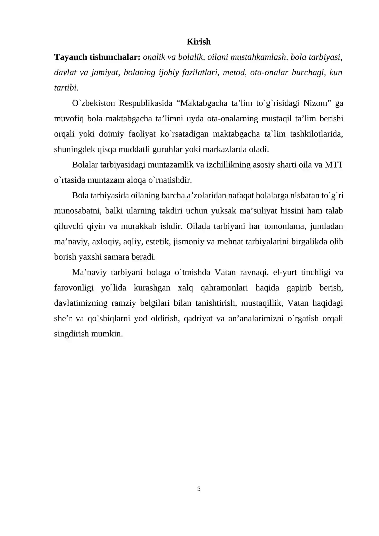 MAKTABGACHA VA BOSHLANG'ICH TA'LIM 3