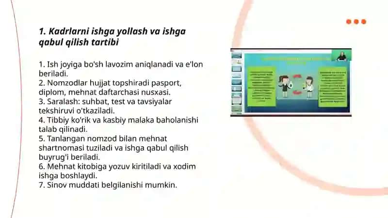 Kadrlar va mexnatga haq tolash 3