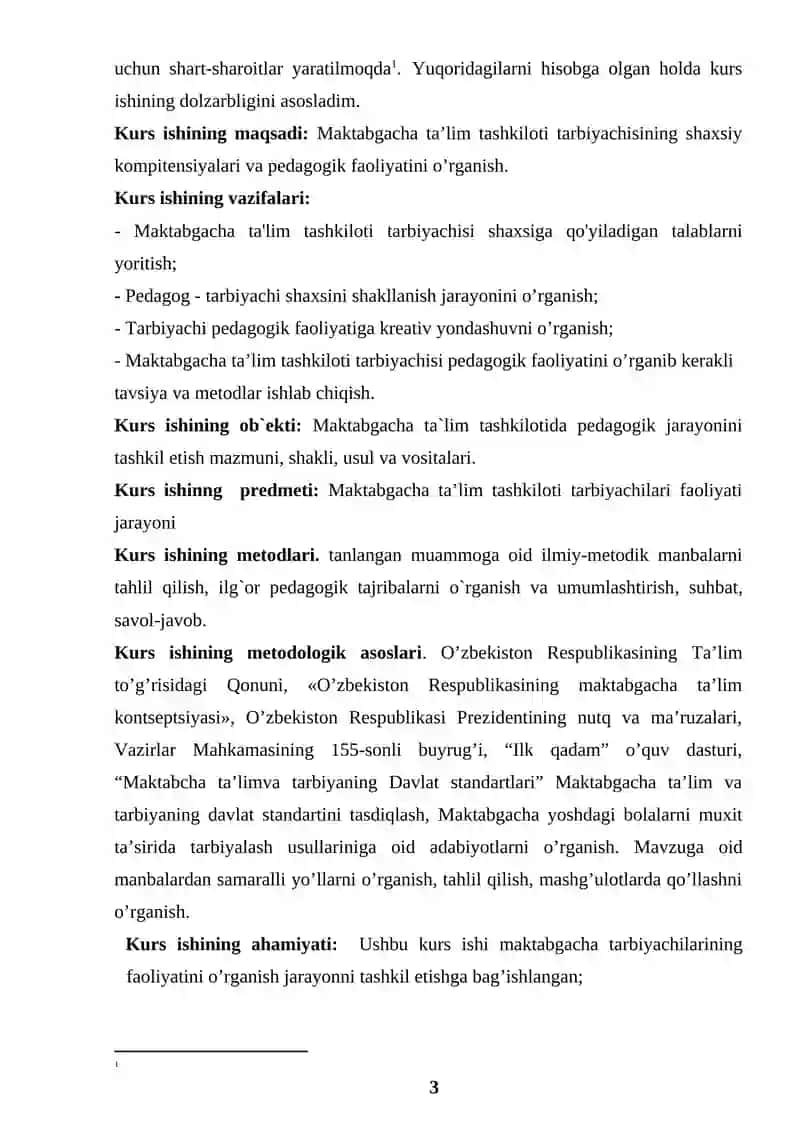 Tarbiyachi va uning jamiyatda tutgan o’rni 3