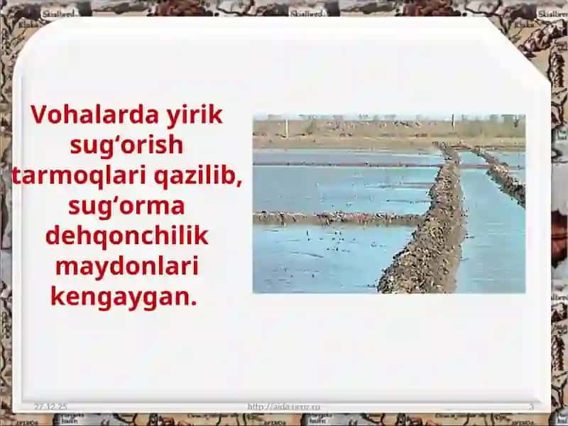 Markaziy Osiyodagi ijtimoiy iqtisodiy oʻzgarishlar 3