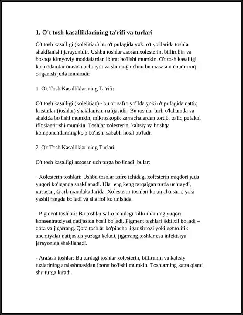 O't tosh kasalliklari 3