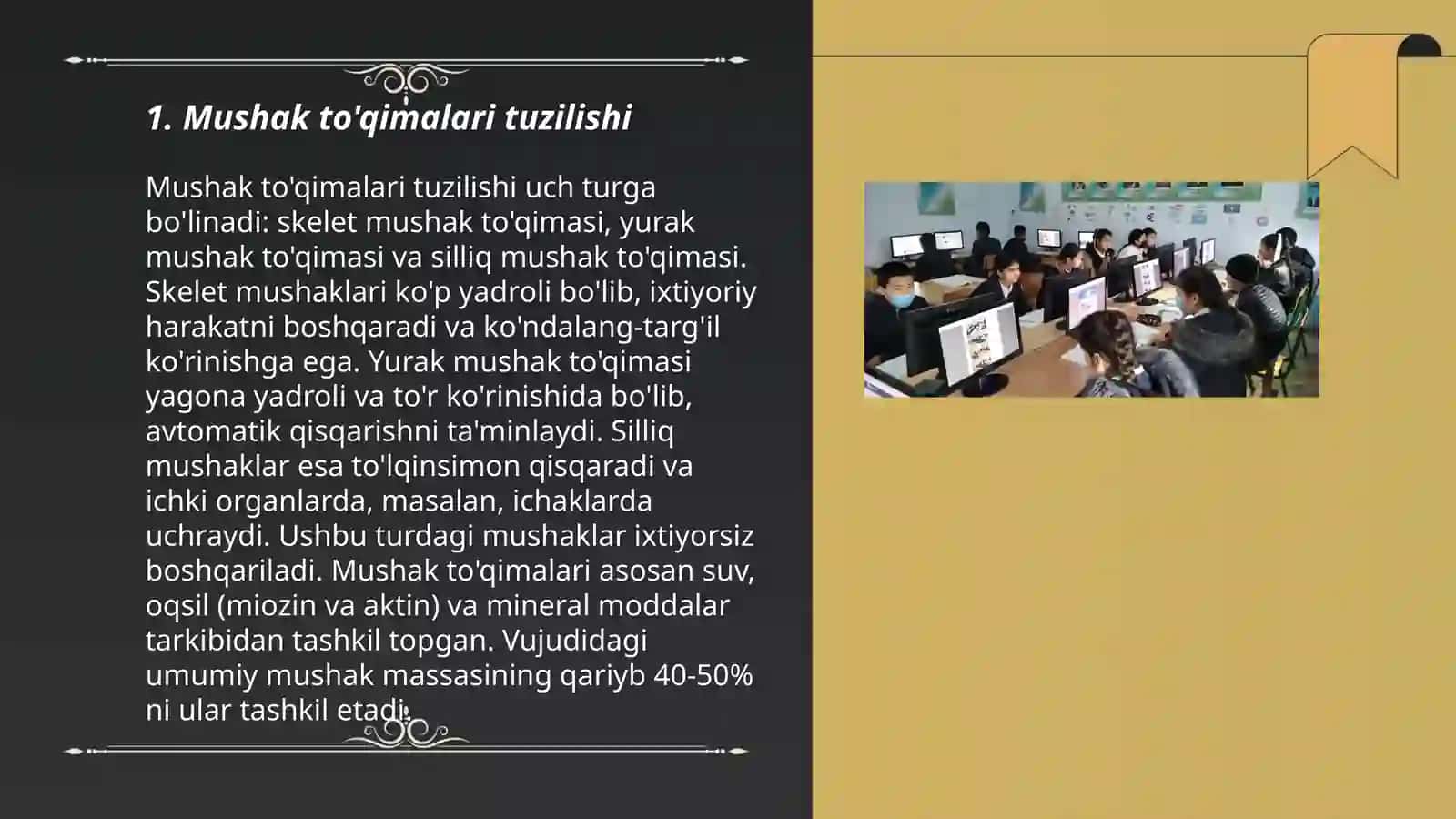 Mushaklarning ishi va biomexanikasi 3